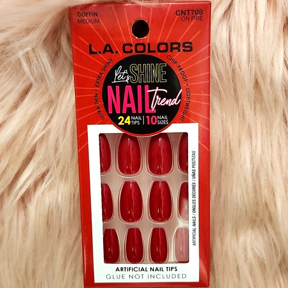 Brand New L.A COLORS False Nails-M - Picture 1 of 3